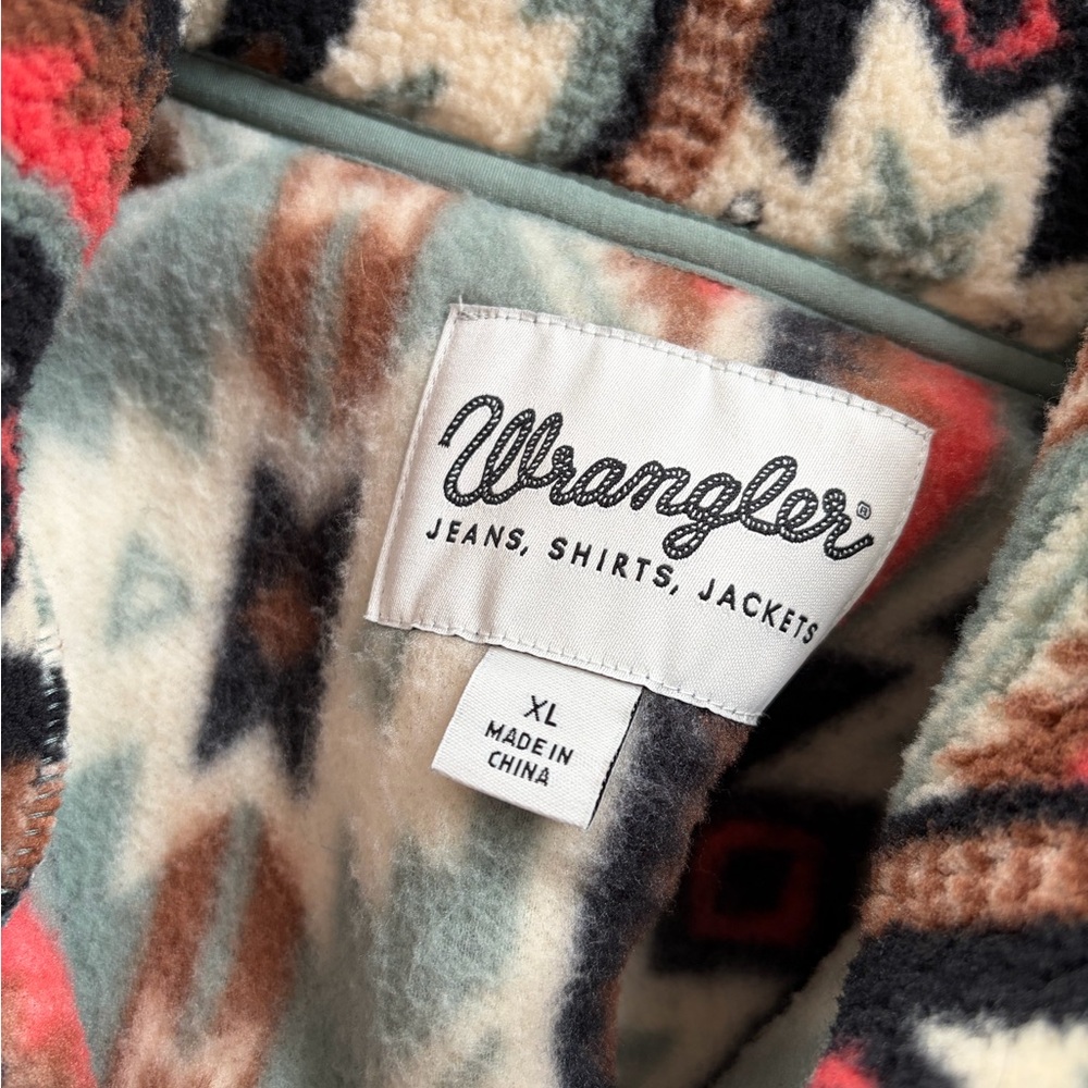 Wrangler Multicolor Fleece Jacket - Picture 4 of 4